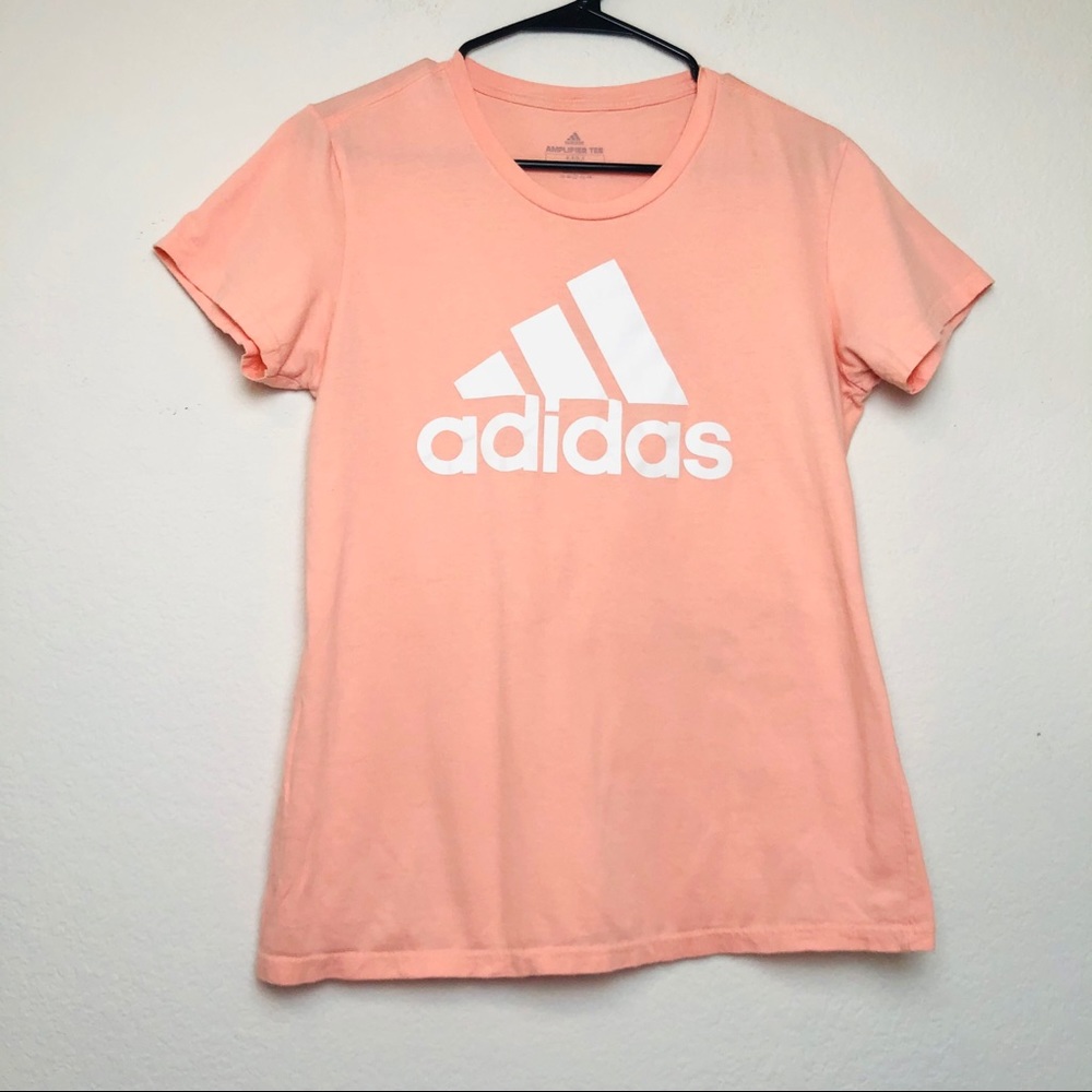 Adidas Amplifier Athletic Tee Pink/Peach M